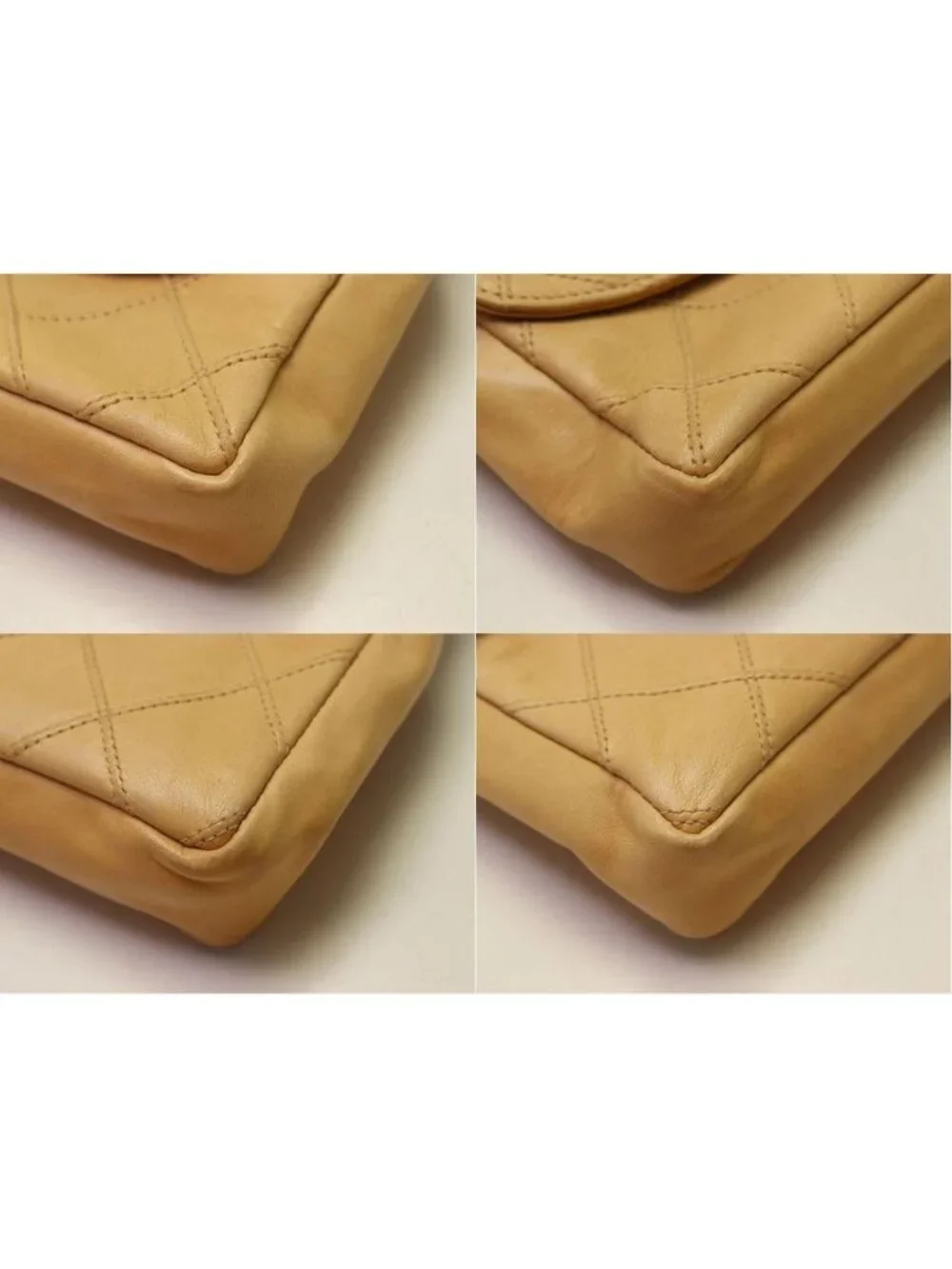 Chanel Quilted Lambskin Beige Waist Bag